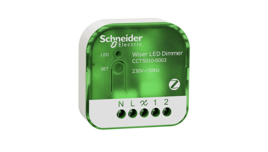 SCHNEIDER ELECTRIC VÄSSAR SIN WISER-PORTFÖLJ YTTERLIGARE MED NY DIMMERPUCK